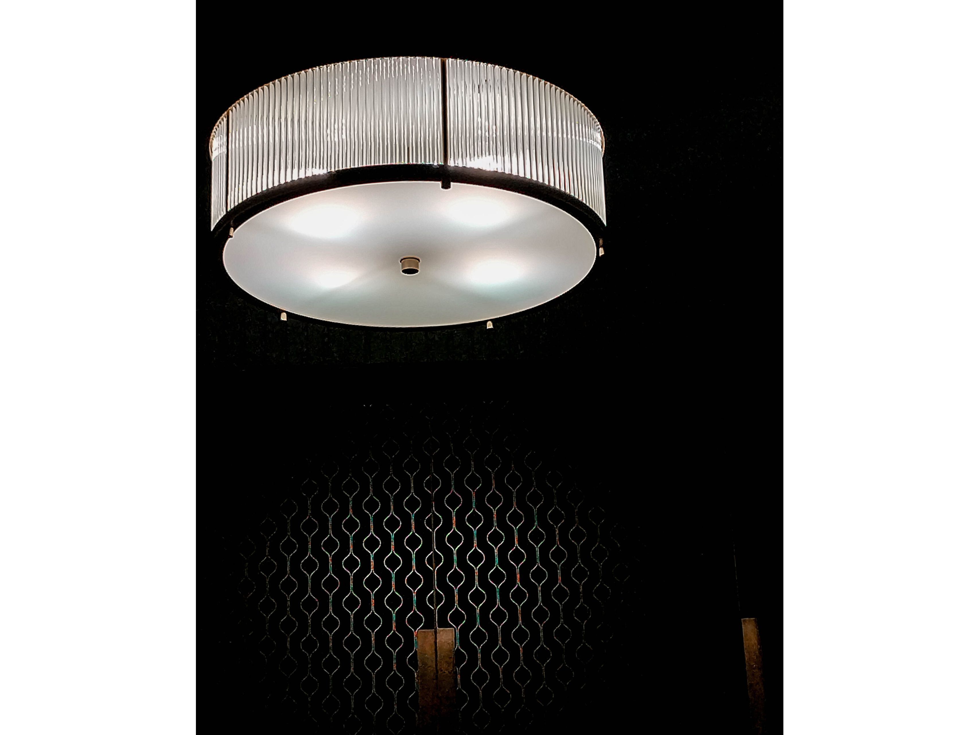 Светодиодный потолочный светильник из латуни и стекла Lampex Italiana STILO ARCH-00041472 - Вид №1