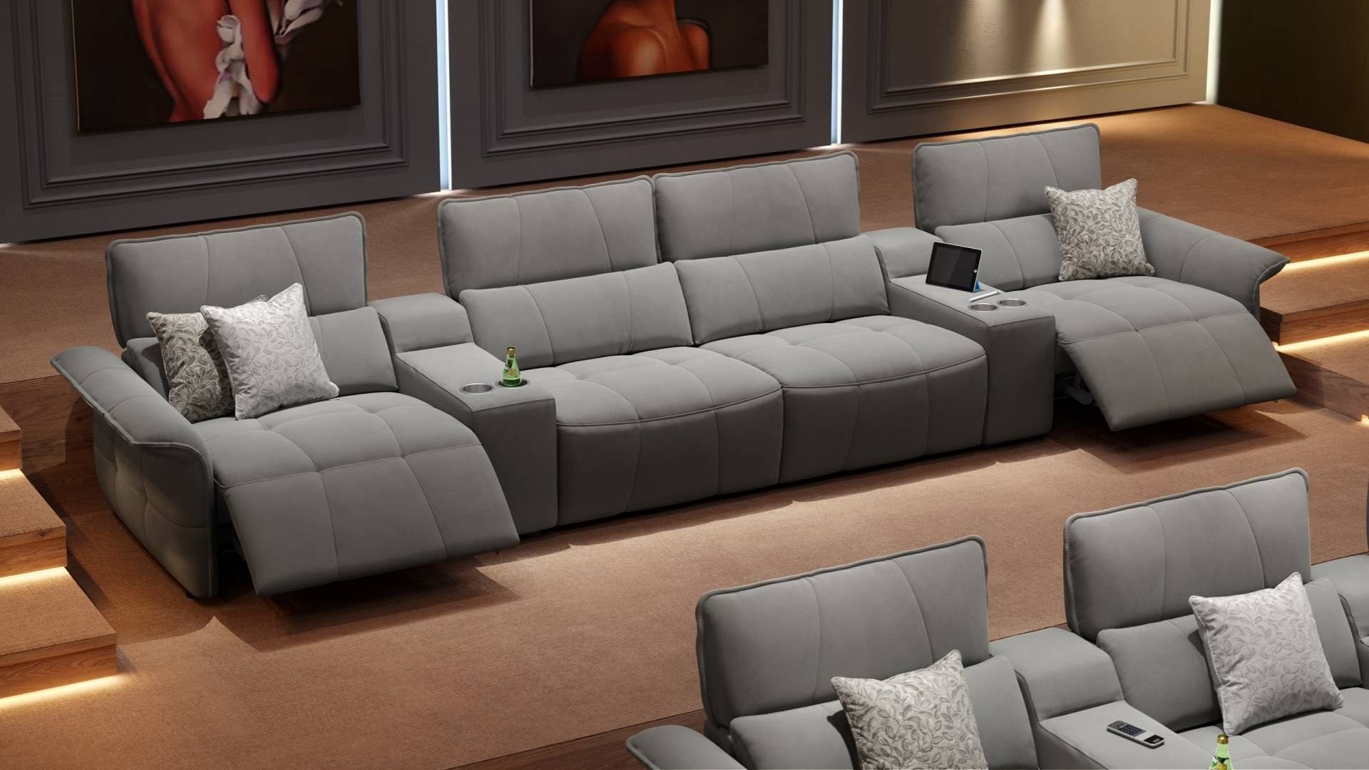 4-местный тканевый диван с откидной спинкой Sofanella ADRIA KINO ARCH-00104394 - Вид №2