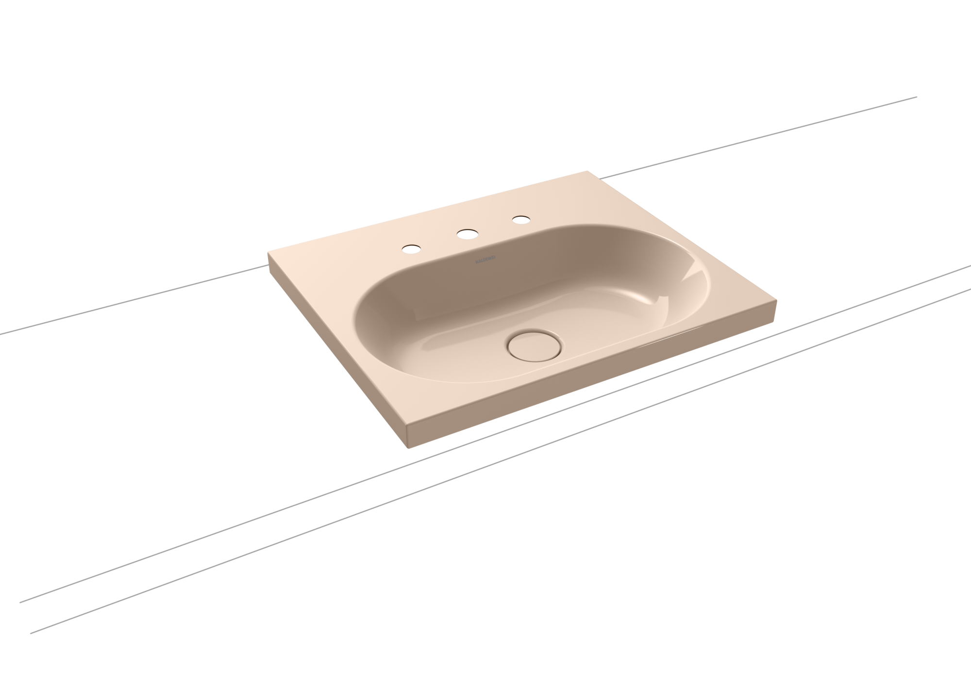 Умывальник KALDEWEI Сталь эмалированная 3055 24 багамский бежевый 3055306024 