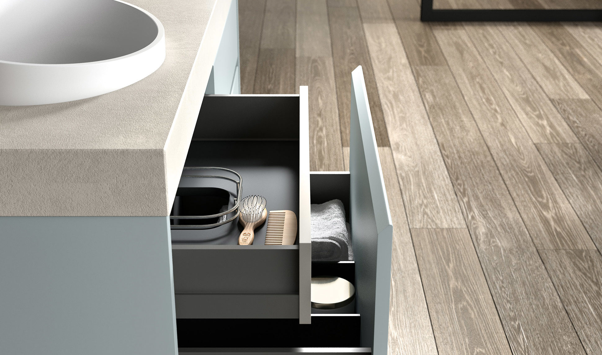 Tender lak – 05 Mastella  Tender LAK  Комплект мебели для ванной  - Вид №3