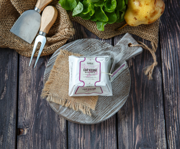 5377 Сыр козий "Валансе" Вкусляндия  - Вид №2