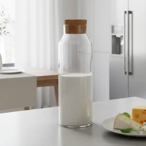 Бутылка Vidage 1 л стекло цвет прозрачный