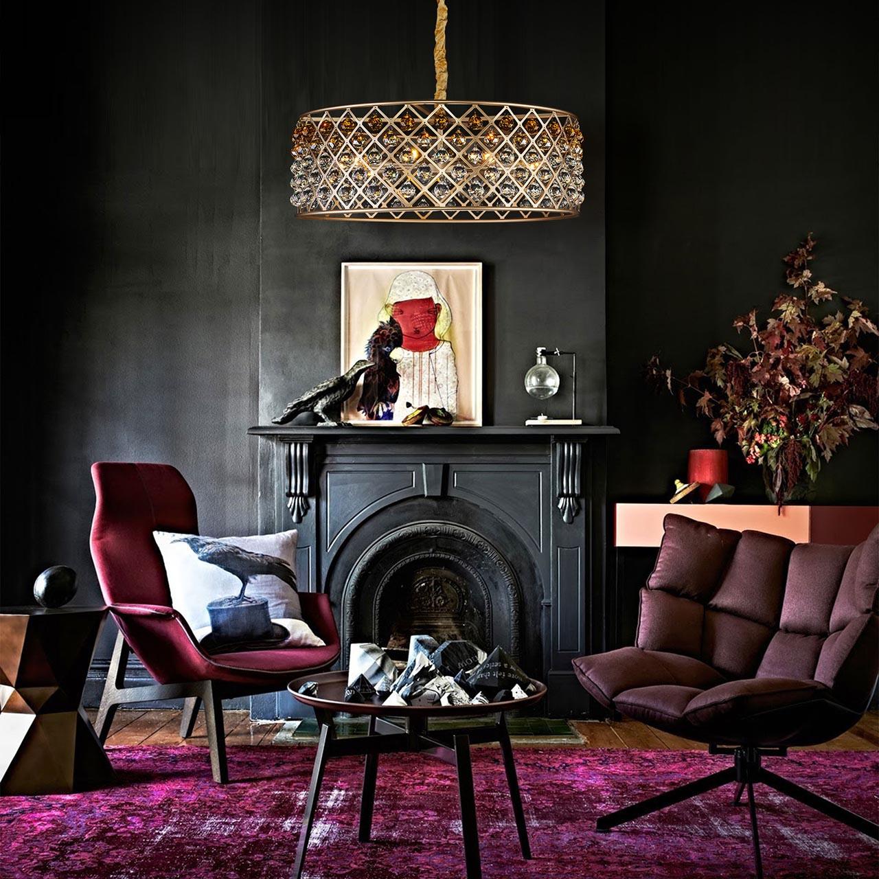 Подвесная люстра Bogates Perline 307/9 Strotskis BOGATES ДИЗАЙНЕРСКИЕ, PERLINE 312431 Желтый  - Вид №1