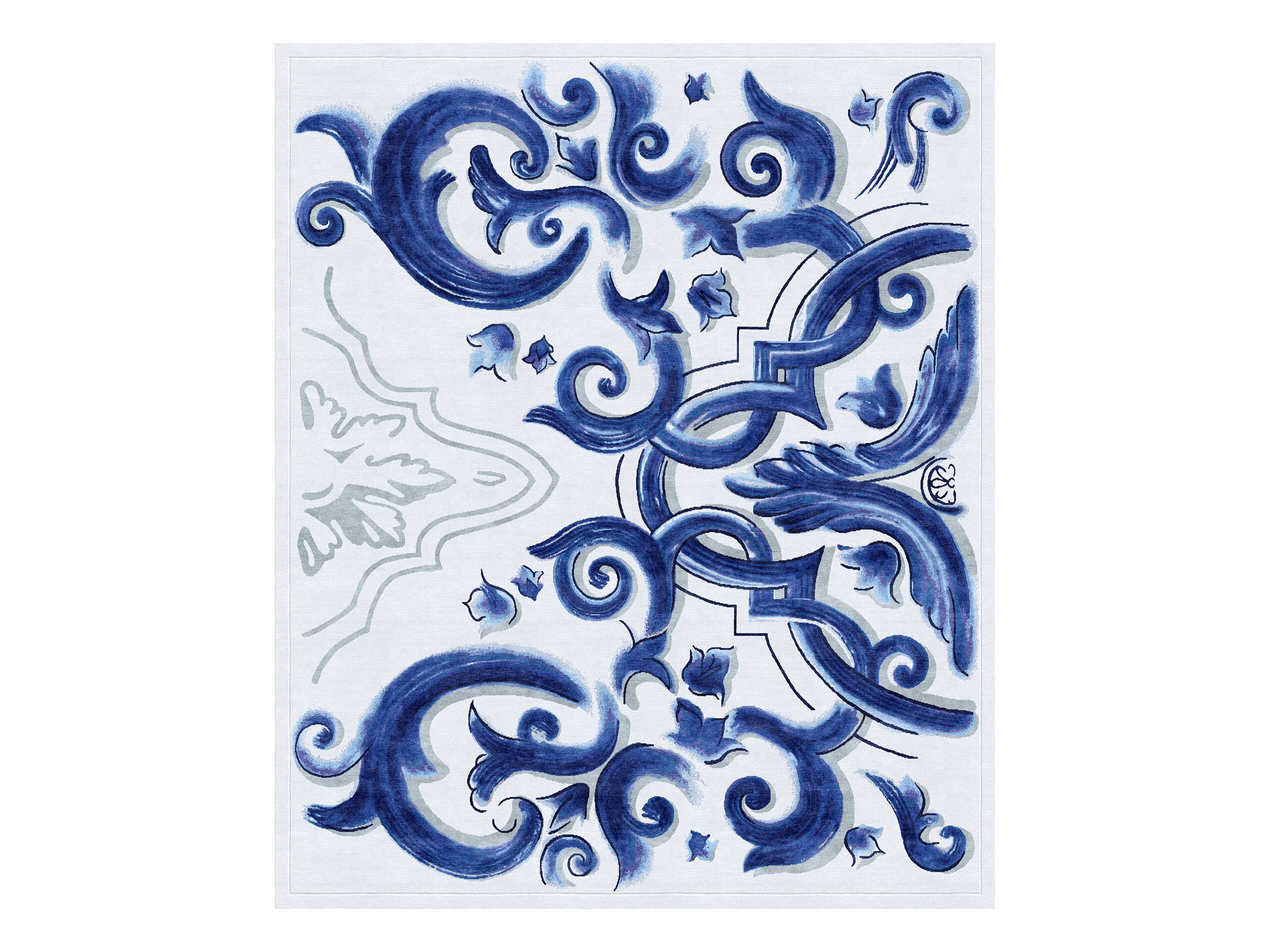 Ковер ручной работы из шерсти и шелка Tapis Rouge навсегда ARCH-00101101