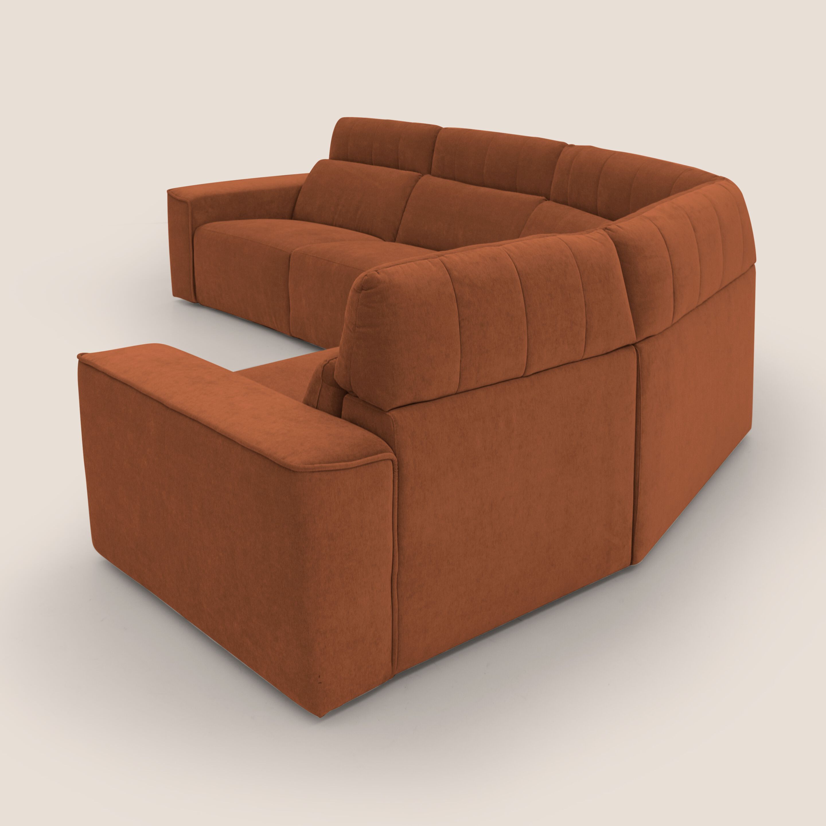 Угловой диван с откидной спинкой из ткани Divani.Store Clark ARCH-00090714 - Вид №119