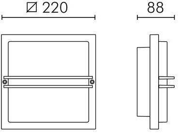 SIMES Led уличный бра из пескоструйного стекла Zen sun-id-1511038 - Вид №9