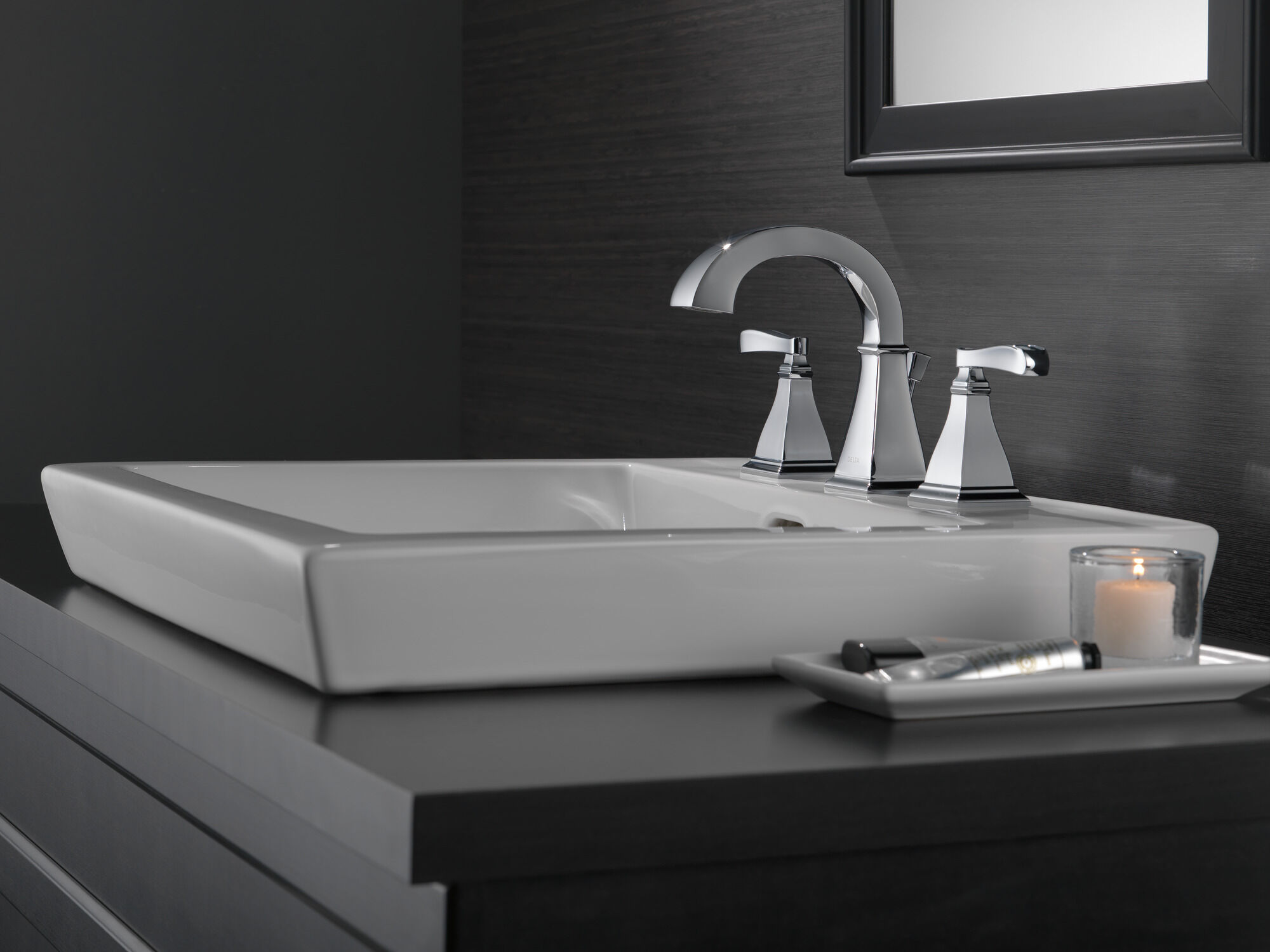 35718-DST Смеситель для ванной комнаты с двумя ручками Delta Faucet Lakewood Хром - Вид №4