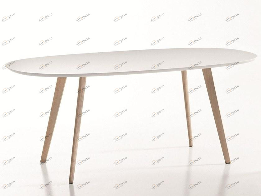 arper Дизайнерский овальный деревянный стол Gher sun-id-1498453