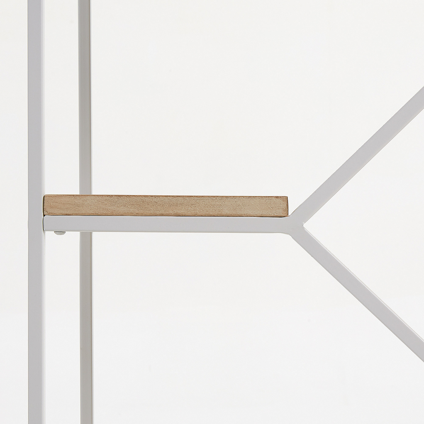 054384 Книжный стеллаж Pyke 80x93 белый La Forma Push  - Вид №3