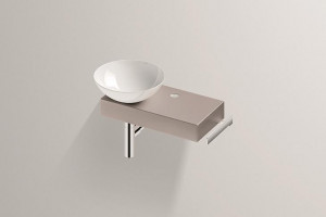 0613001081 Умывальник с тумбой, set.wp.pn1, белая, proshield, глазурованная Alape серия PN (Piccolo Novo)