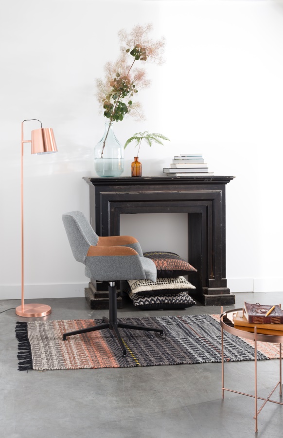 Лампа напольная Buckle Head, белая Zuiver 5002039 - Вид №8