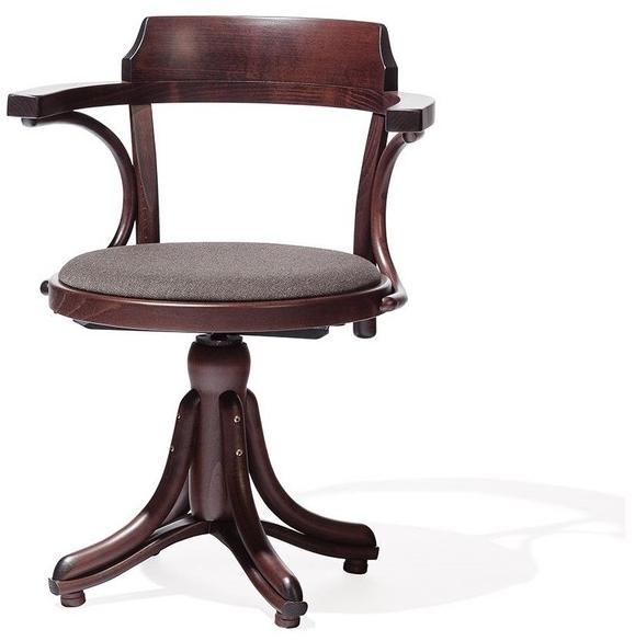 TON Вращающееся кресло из дерева со встроенной подушкой и открытой спинкой sun-id-1432011 - Вид №1