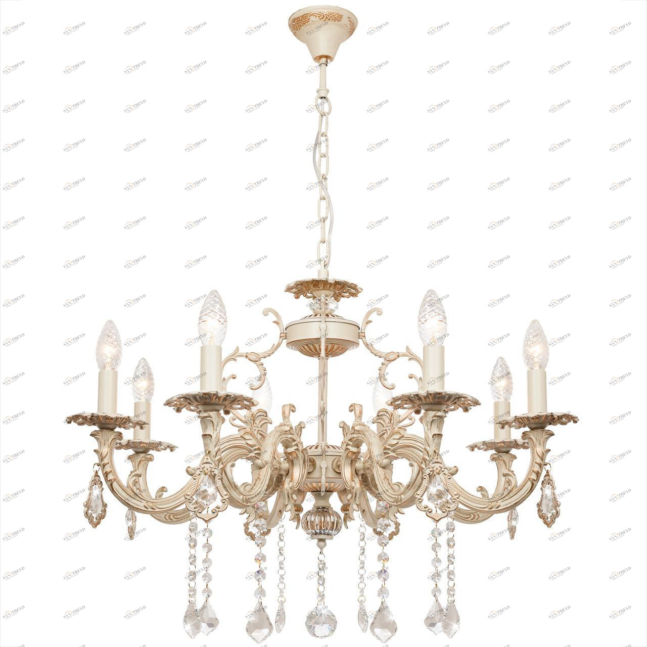 Подвесная люстра Silver Light Marian 733.51.8 SILVER LIGHT ДИЗАЙНЕРСКИЕ, MARIAN 186698 Белый 