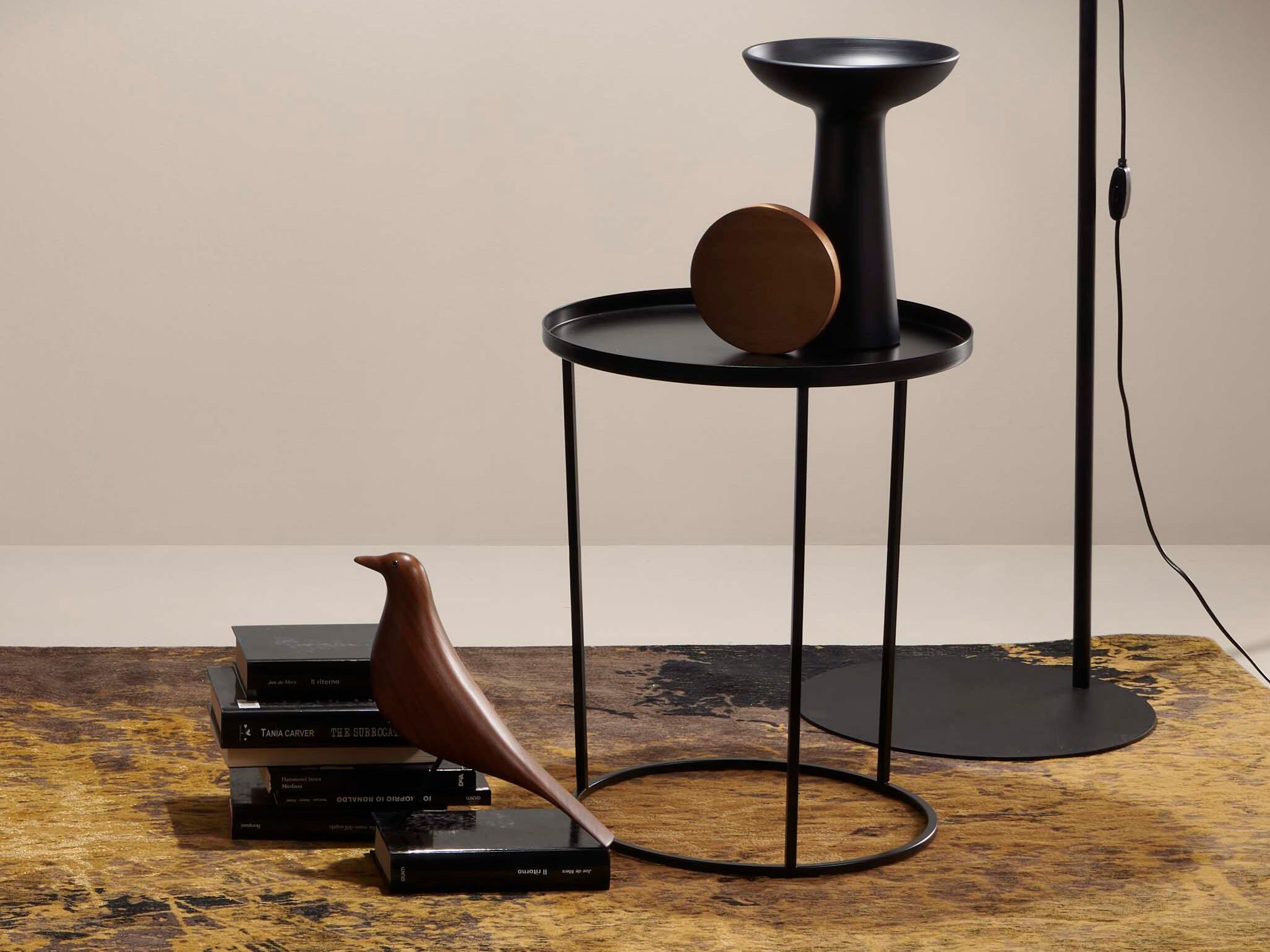 Стальной круглый журнальный столик с подносом MEMEDESIGN COSTANCE ARCH-00028397