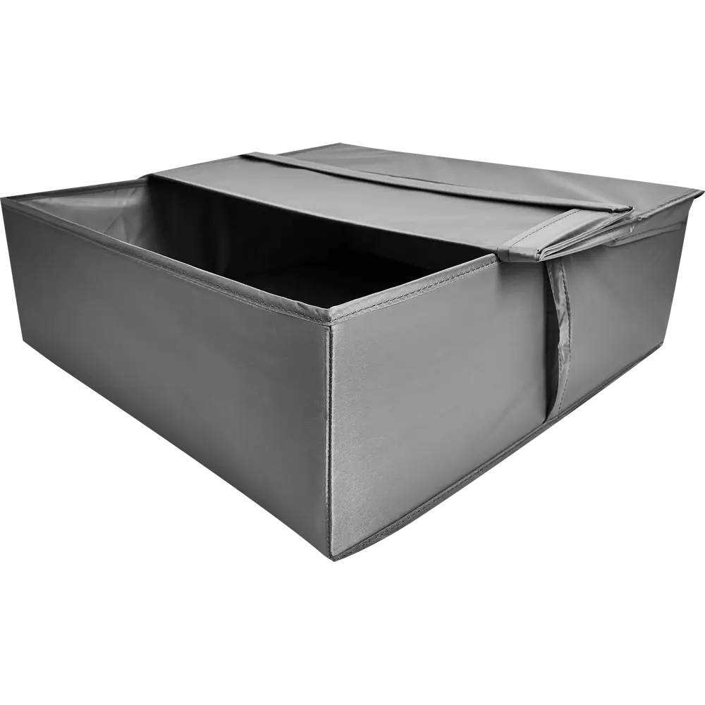 Santreyd — Складной короб для хранения с крышкой, серый 85817684 STLM-1093142 - Вид №2