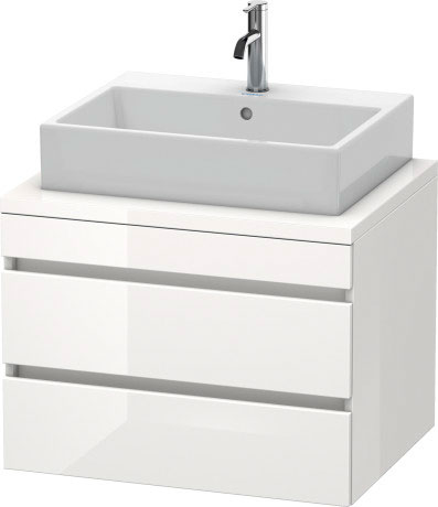 DS531604343 DuraStyle Тумбочка для консоли Базальт матовый, декор Duravit - Вид №2