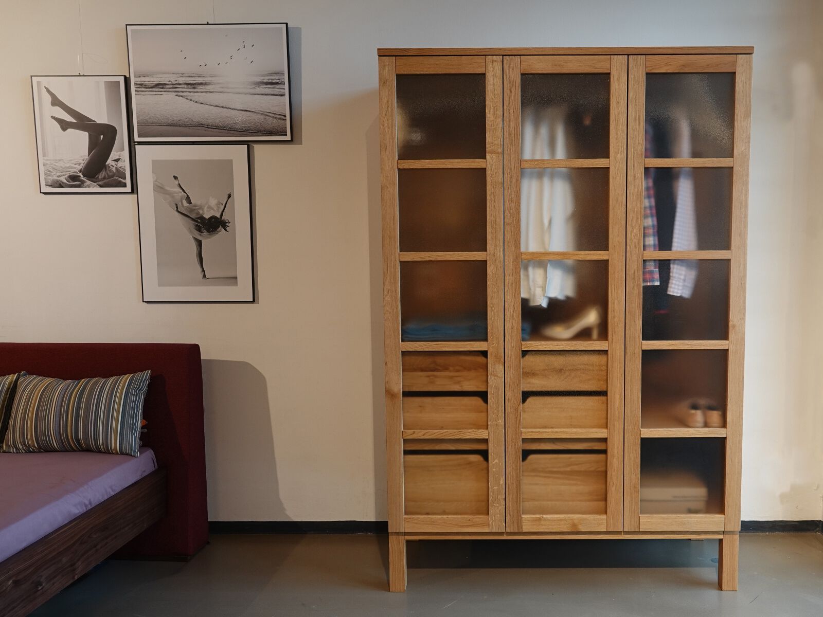 Шкаф из массива дерева с комодом sixay furniture ARCH-00058529 - Вид №6