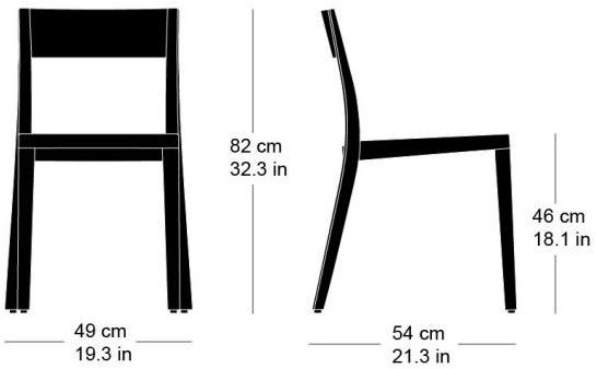 horgenglarus Штабелируемый стул из массива дерева Lyra 6-570 - Вид №10