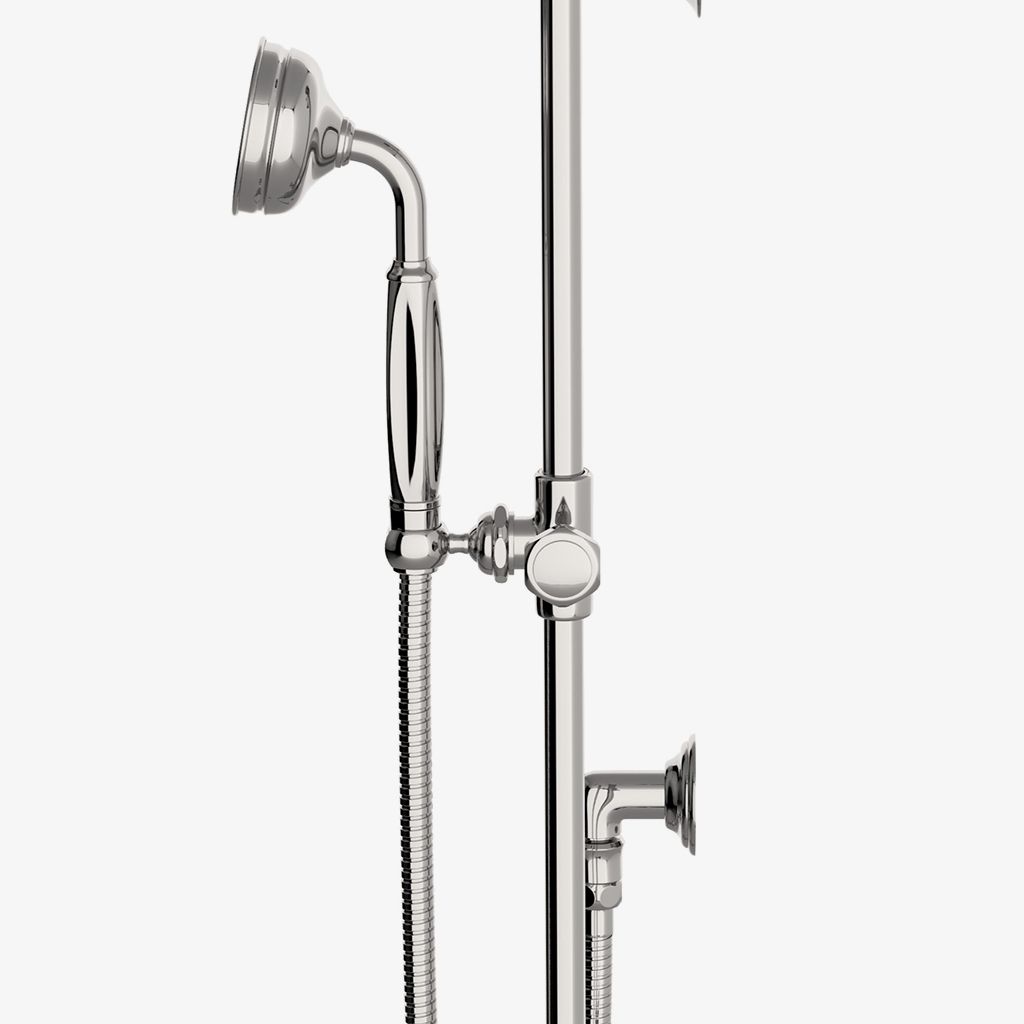 JUHS01 Ручной душ Julia на штанге с металлической ручкой Waterworks - Вид №1