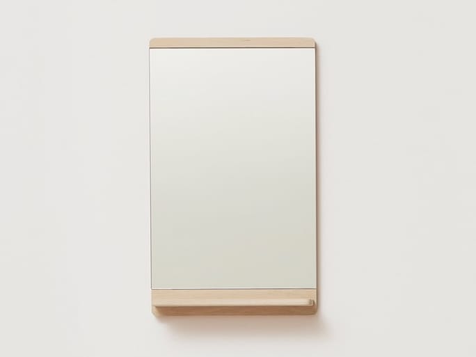 Прямоугольное зеркало из дуба с полкой Form & Refine Rim ARCH-00105876 - Вид №4