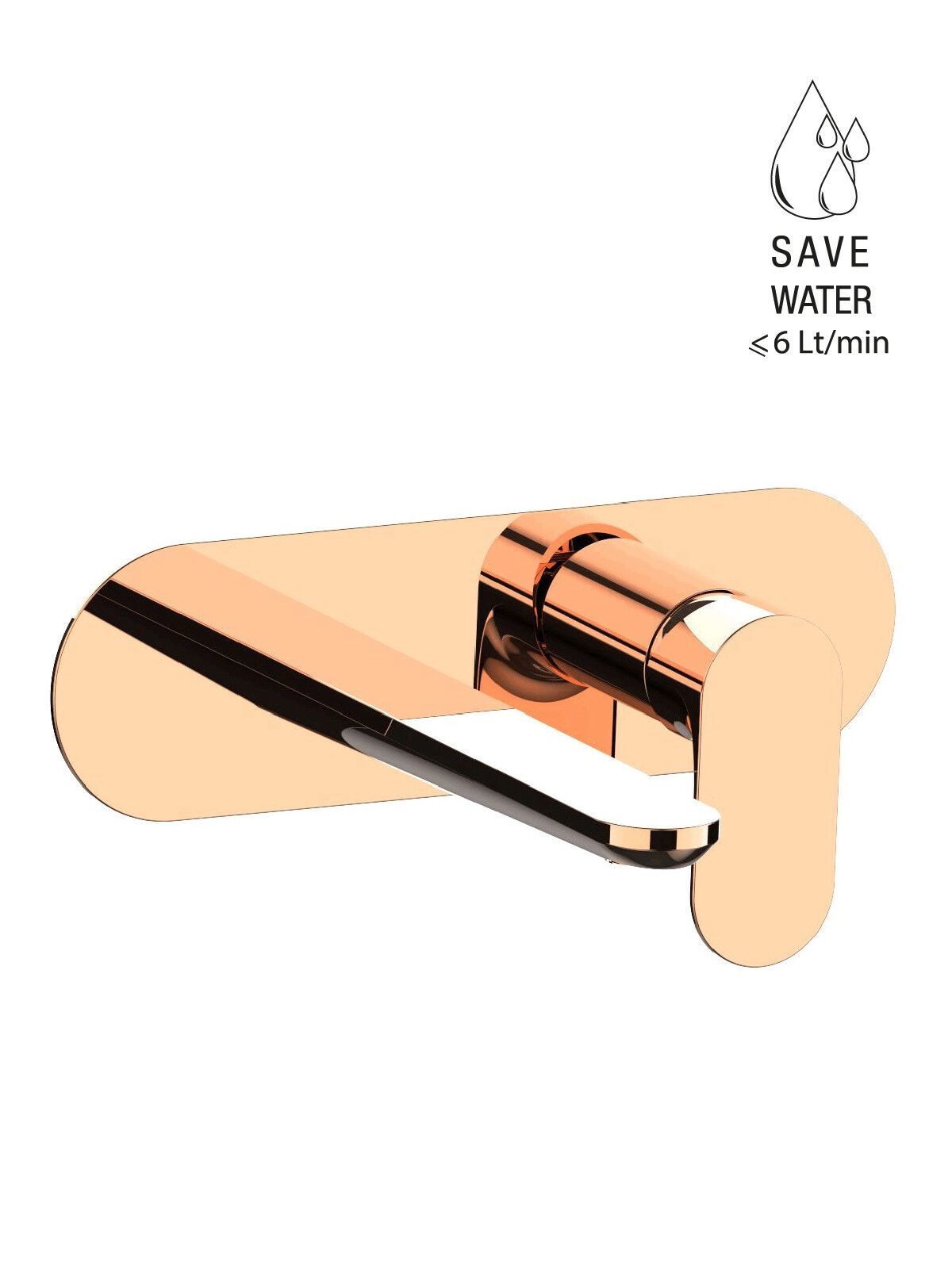 Настенный смеситель для раковины с пластиной без слива Rubinetterie Frattini Lea ARCH-00115506 - Вид №18