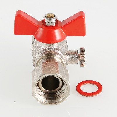 VT.807.N.0402 Кран шаровой для подключения манометра Valtec 1/2" x 1/4"  - Вид №6