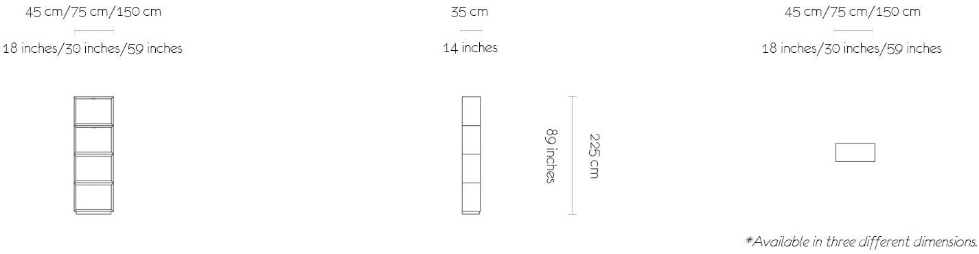 MORADA Открытый модульный деревянный стеллаж с подсветкой  Cubos wu  - Вид №3