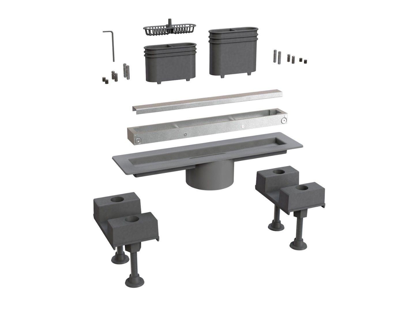 Слив для душа из нержавеющей стали Bonomini Canalissima ARCH-00149818 - Вид №1