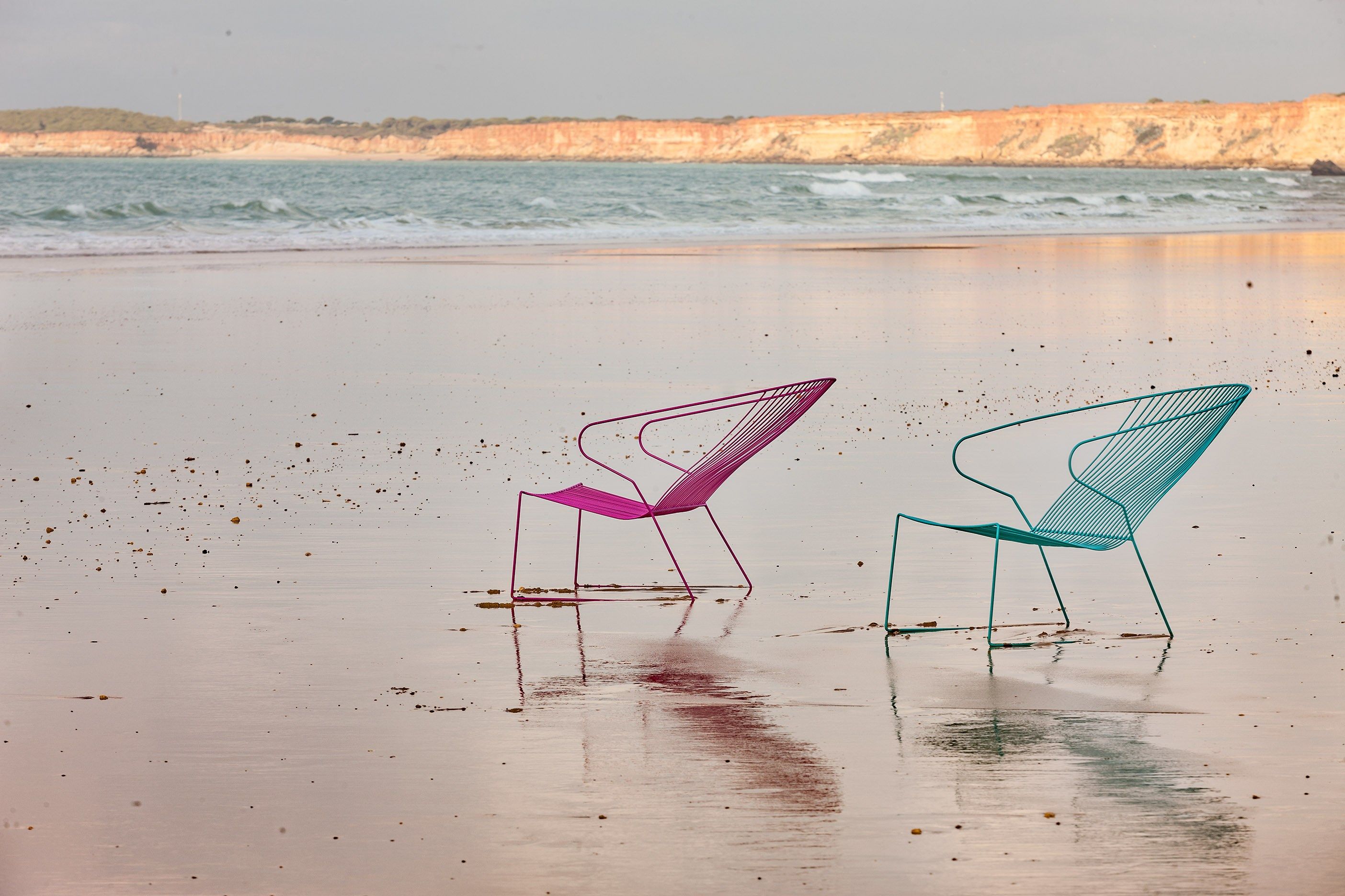 Стальной штабелируемый садовый стул с подлокотниками iSimar Bolonia ARCH-00080085 - Вид №8