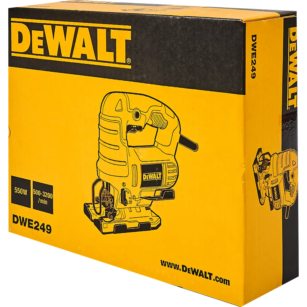 Лобзик DeWalt DWE 249-KS, 550 Вт 82857981 STLM-2031924  - Вид №5