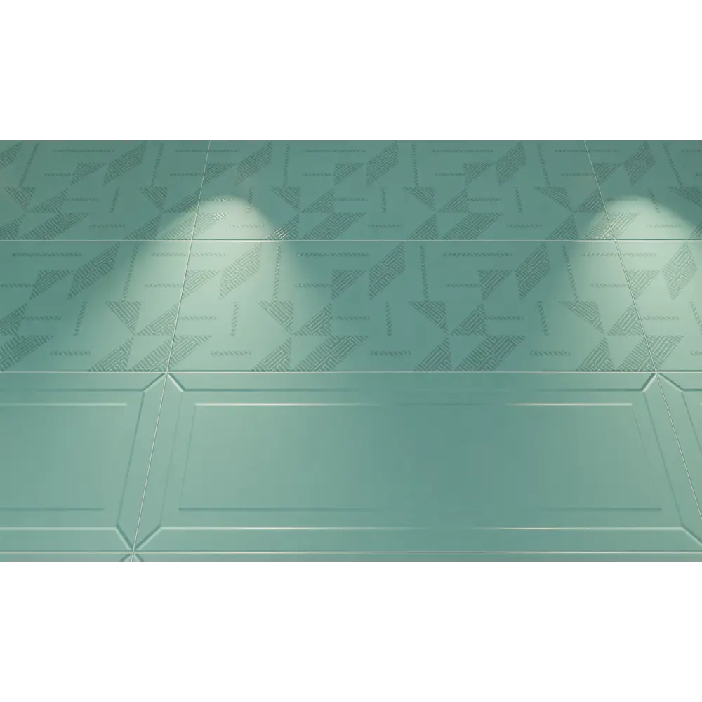 Плитка настенная Керамин Сонет 2Д 25x75 см 1.69 м² матовая цвет зеленый STLM-2051580 - Вид №4