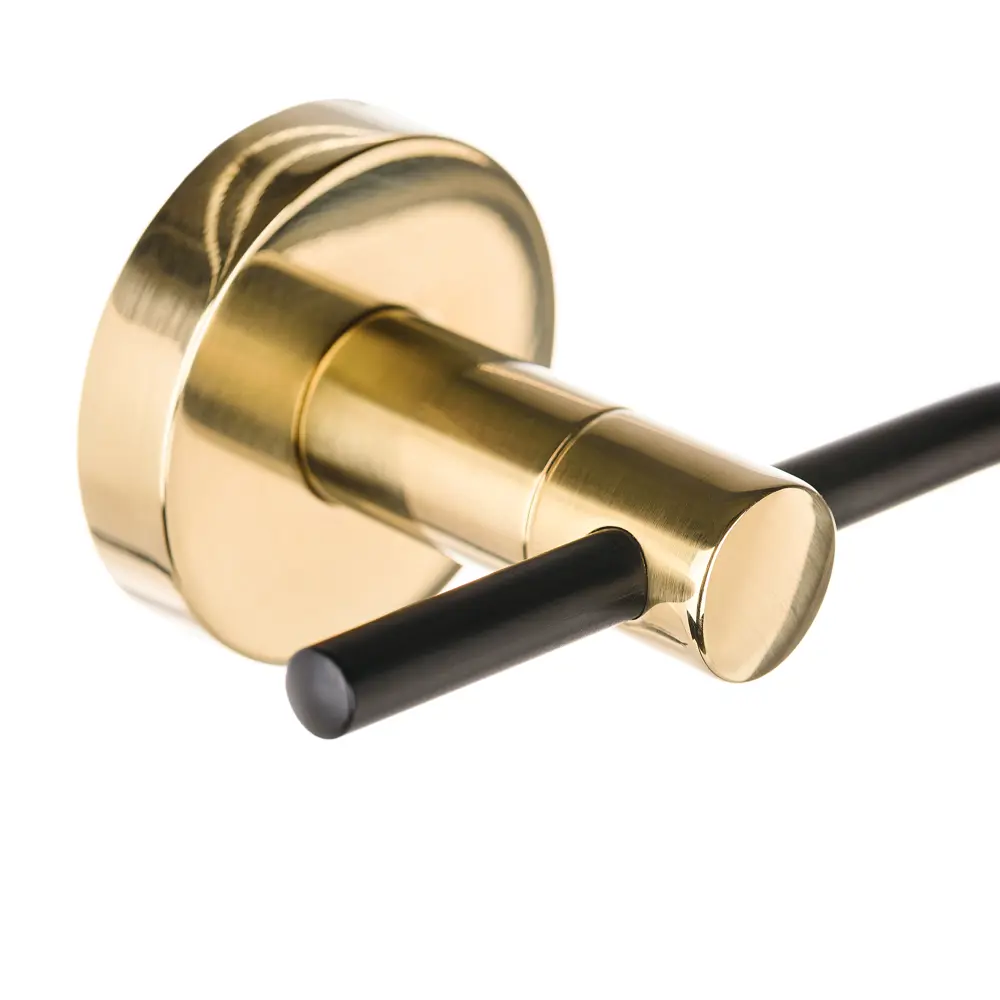 Держатель туалетной бумаги Moroshka Oro Nero цвет чёрный/золотой STLM-2097785 - Вид №2