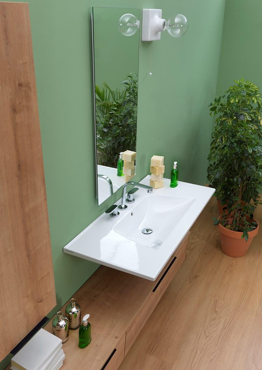 Подвесная раковина настенная овальная Ceramica Flaminia Bloom белая sun-id-1461661 - Вид №7