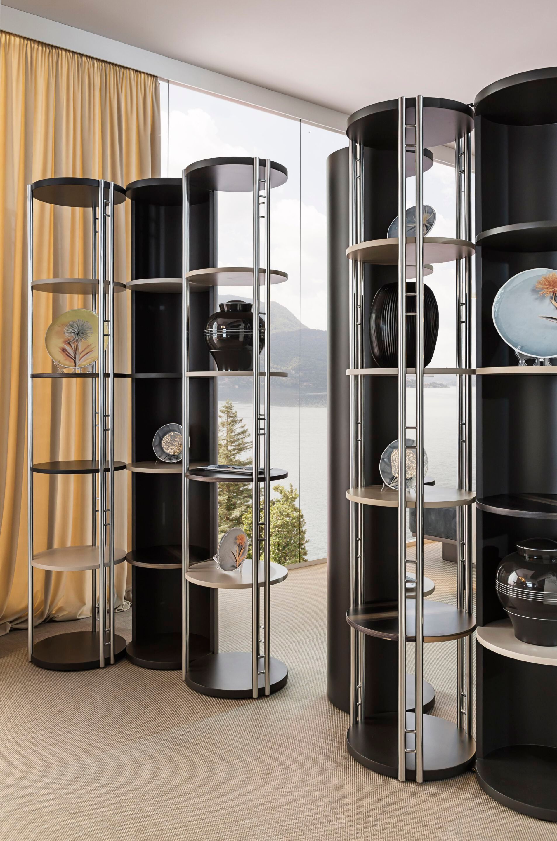 Деревянный отдельно стоящий модульный книжный шкаф Bizzotto Italia Atmosphera ARCH-00131923 - Вид №1