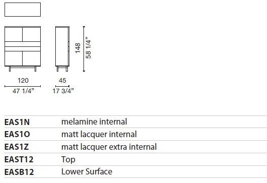 Cappellini Лакированный буфет Easy sun-id-1451197 - Вид №3