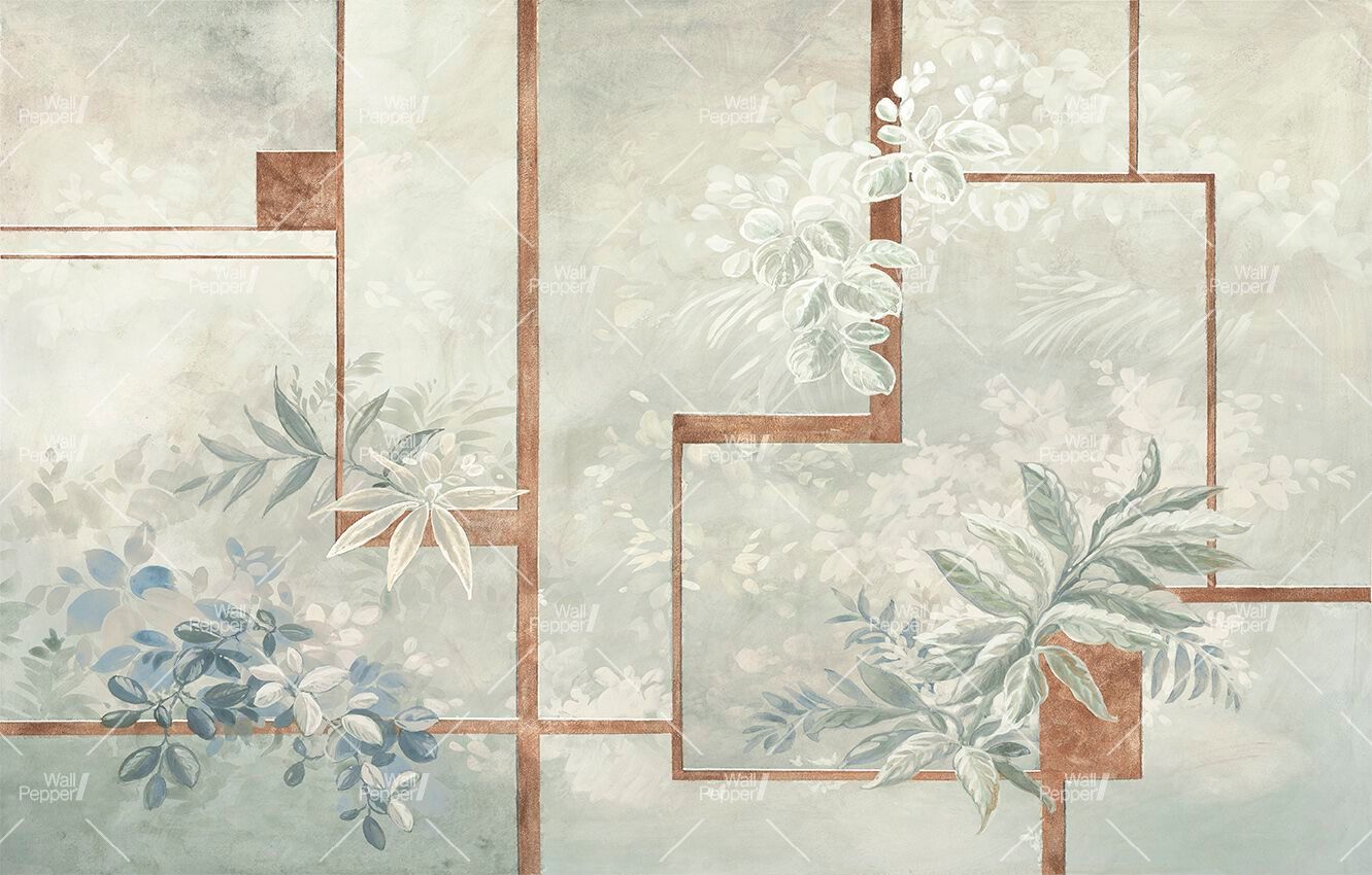 Carta da parati PVC free, eco-friendly, lavabile WallPepper VERTICAL GREEN ARCH-00004021 - Вид №1