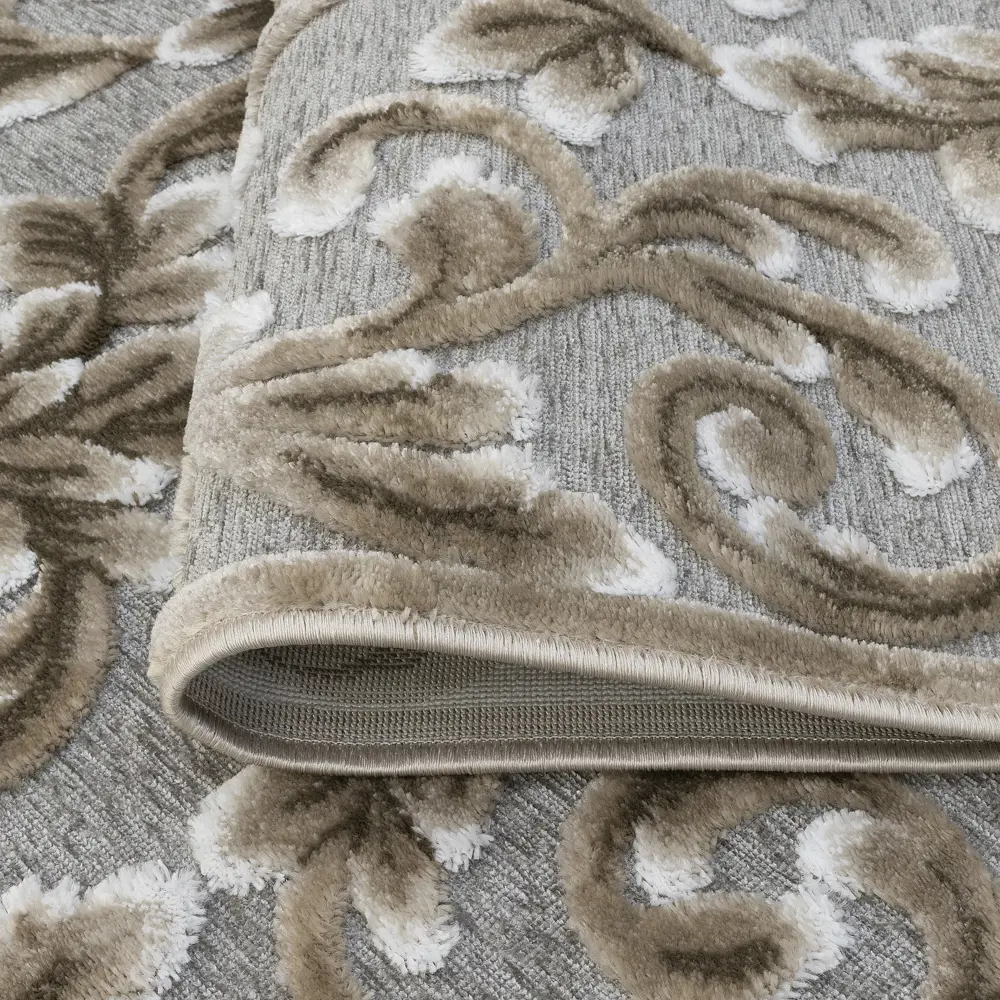 Ковер Роялтафт Шенилл 150x230 см полипропилен 84510_88 цвет серый STLM-2040268 - Вид №4