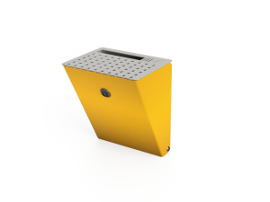 Стальная настенная пепельница для общественных мест