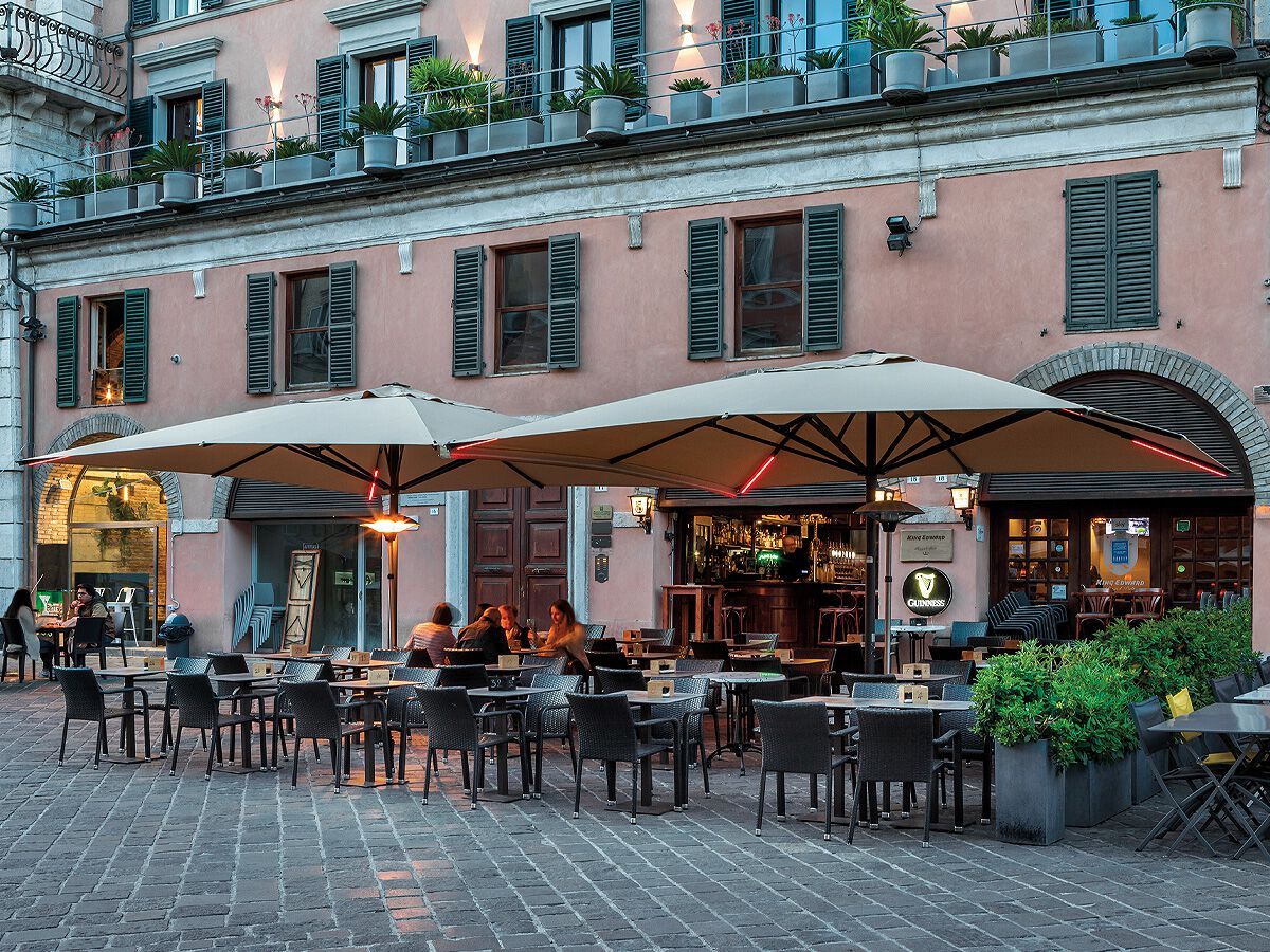 Зонт с телескопическим центральным полюсом Ombrellificio Poggesi DEHOR ARCH-00019306 - Вид №2