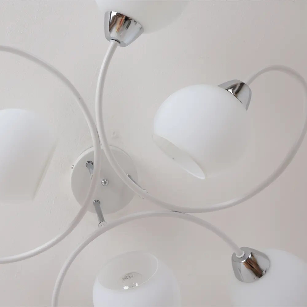 Люстра потолочная «Bitongo» 74523-6 6 ламп 18 м² цвет белый SCHAFFNER STLM-2203515 - Вид №7