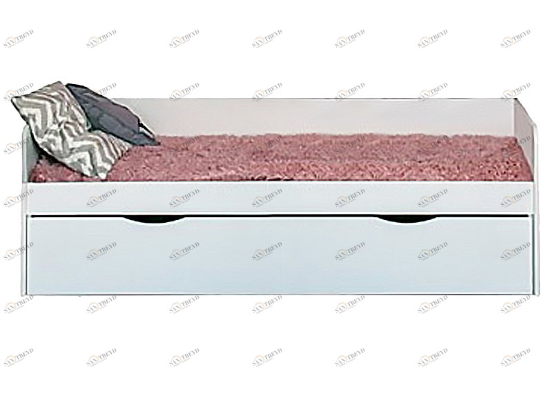 Подростковый диван-кровать с дополнительным спальным местом "Зефир" МАНДАРИН ЗЕФИР 178703 Белый Santreyd 