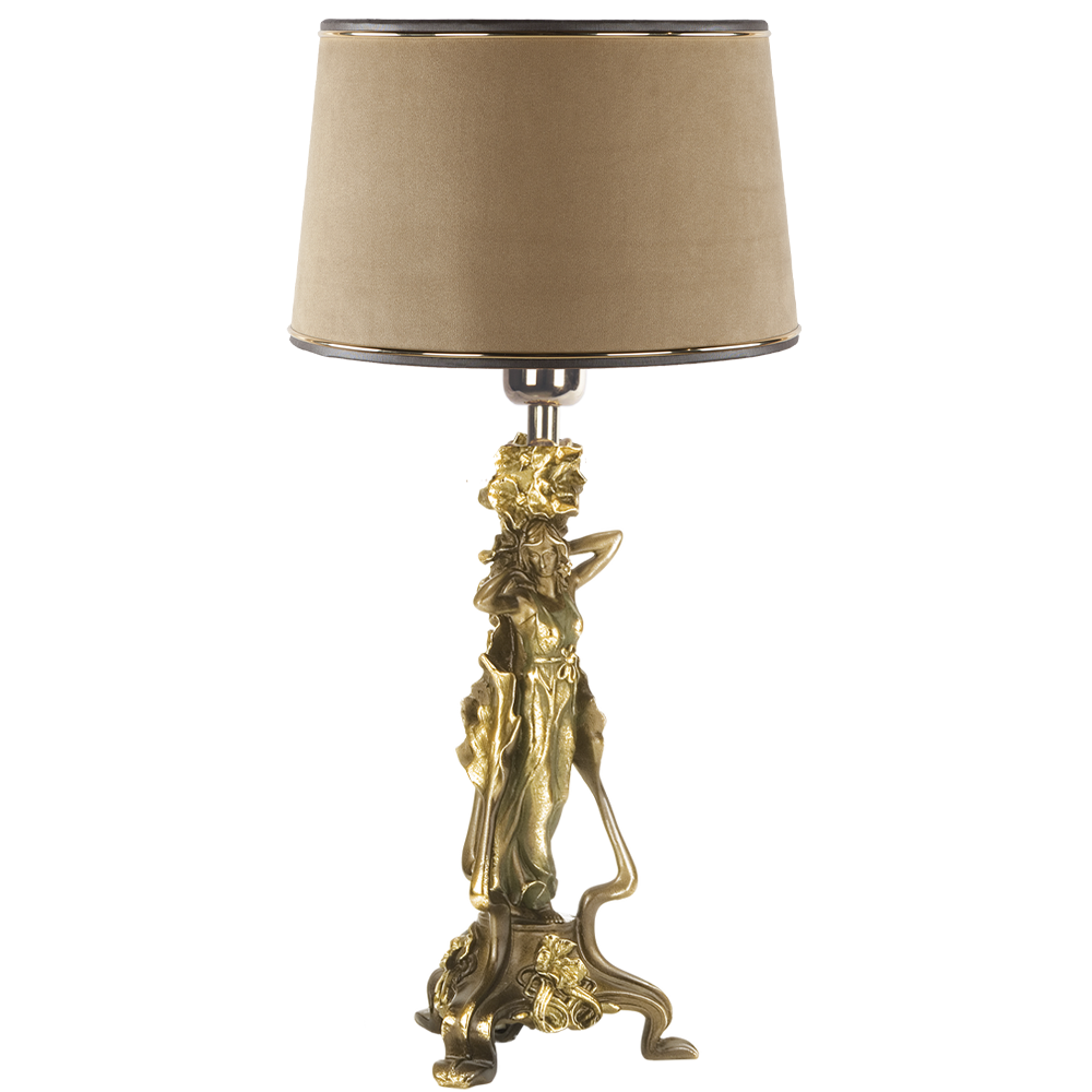 32064,34057 Настольная лампа Флора Бронза Тюссо Поталь BOGACHO 4627138210697, 4627138151136