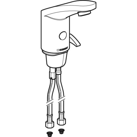 116.245.21.1 Смеситель для раковины Geberit тип 185, питание от батарей Geberit  - Вид №4