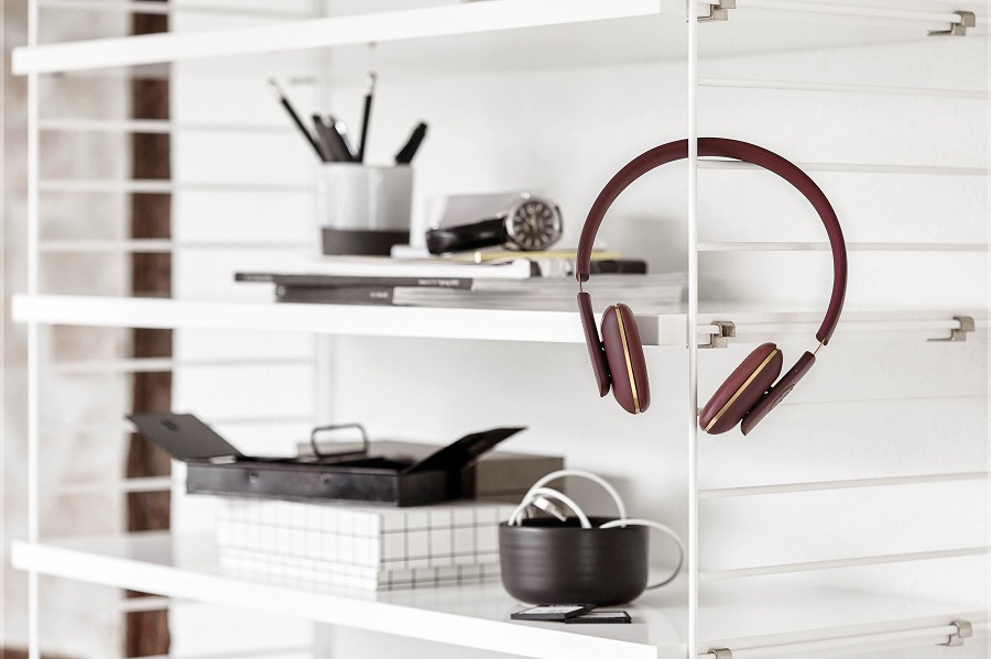 Наушники беспроводные aHEAD бордовые KREAFUNK KFSS07 - Вид №2