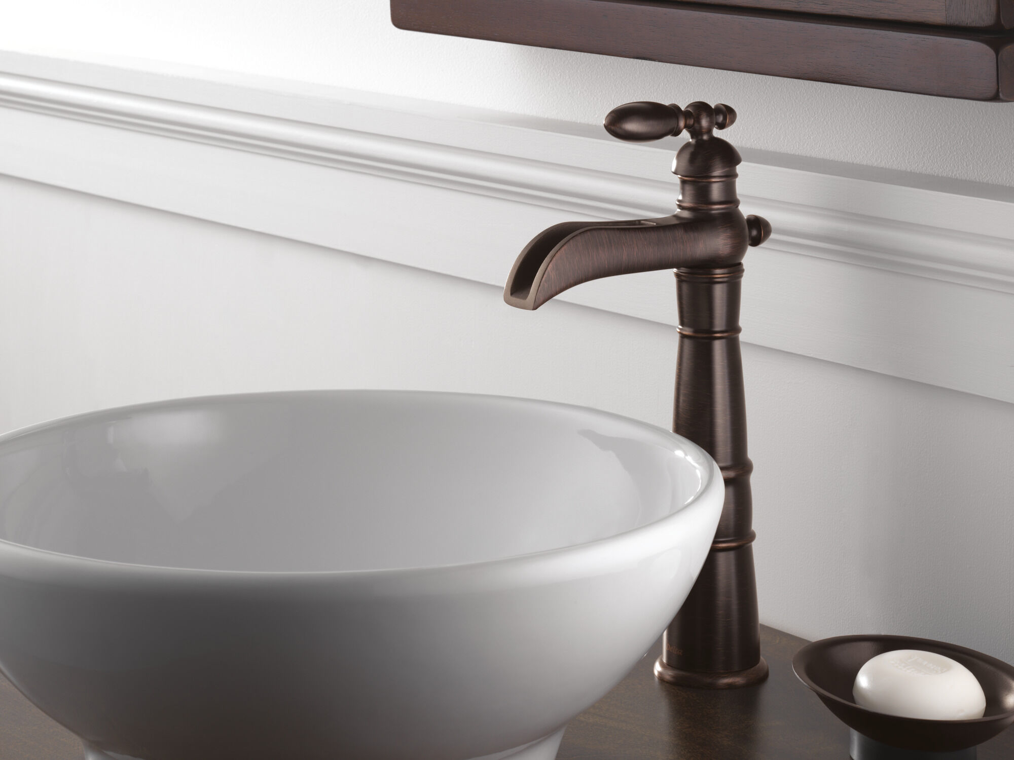 754LF-RB Смеситель для ванной с одной ручкой Delta Faucet Victorian Венецианская бронза - Вид №4