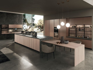 Встроенная кухня с островом