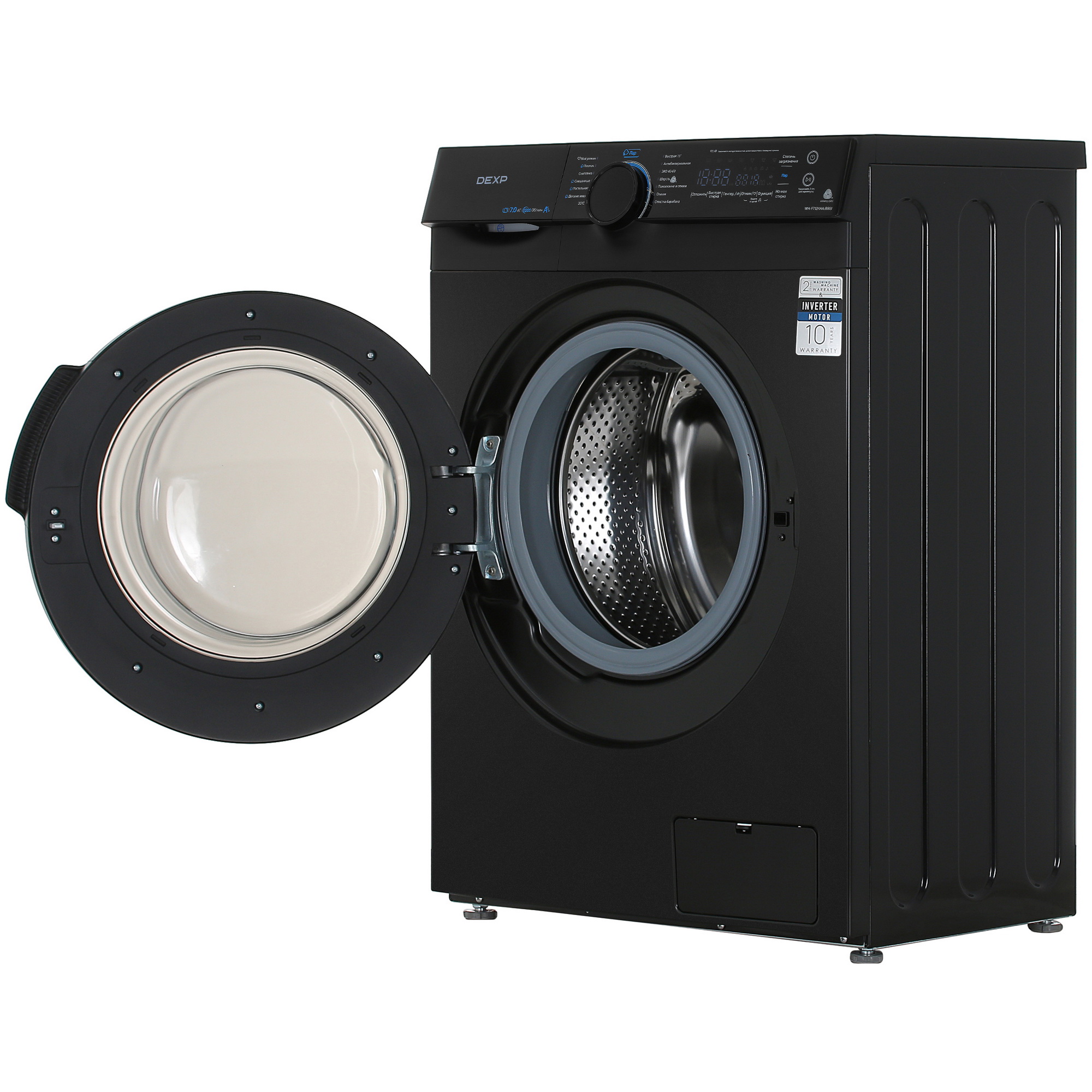 5429384 Стиральная машина DEXP WM-F712KMA/BBSI черный STDN-0020051 - Вид №7