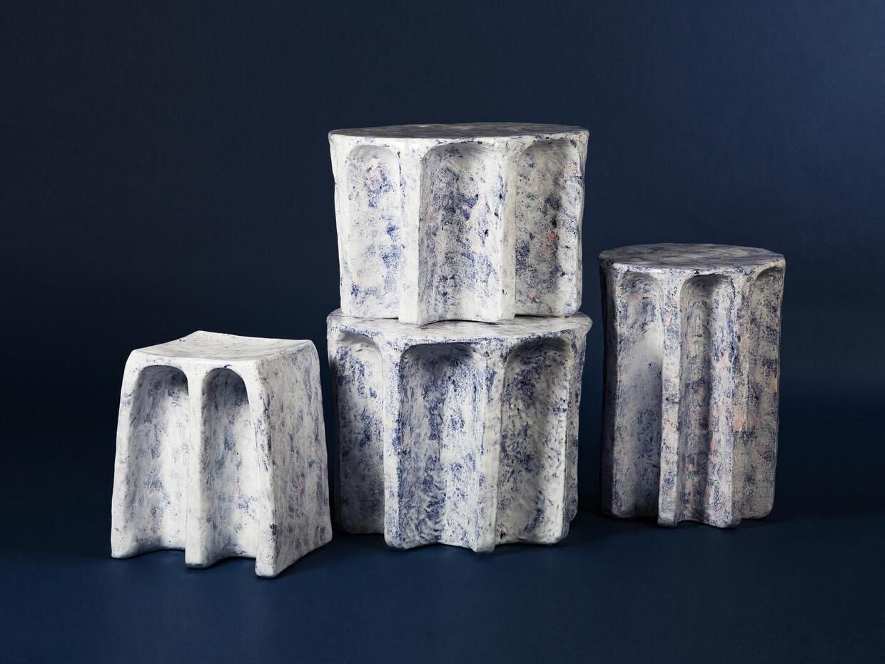 Круглый керамический журнальный столик pulpo Chouchou ARCH-00005283 - Вид №4