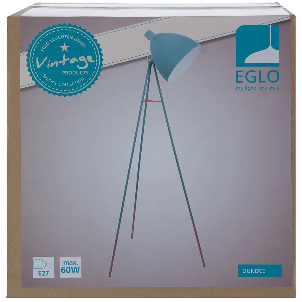 Торшер Eglo «Dundee» 1xE27x60 Вт, цвет мятный 18720541 STLM-2041282  - Вид №4