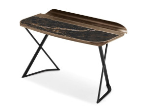 Стальной и керамический письменный стол